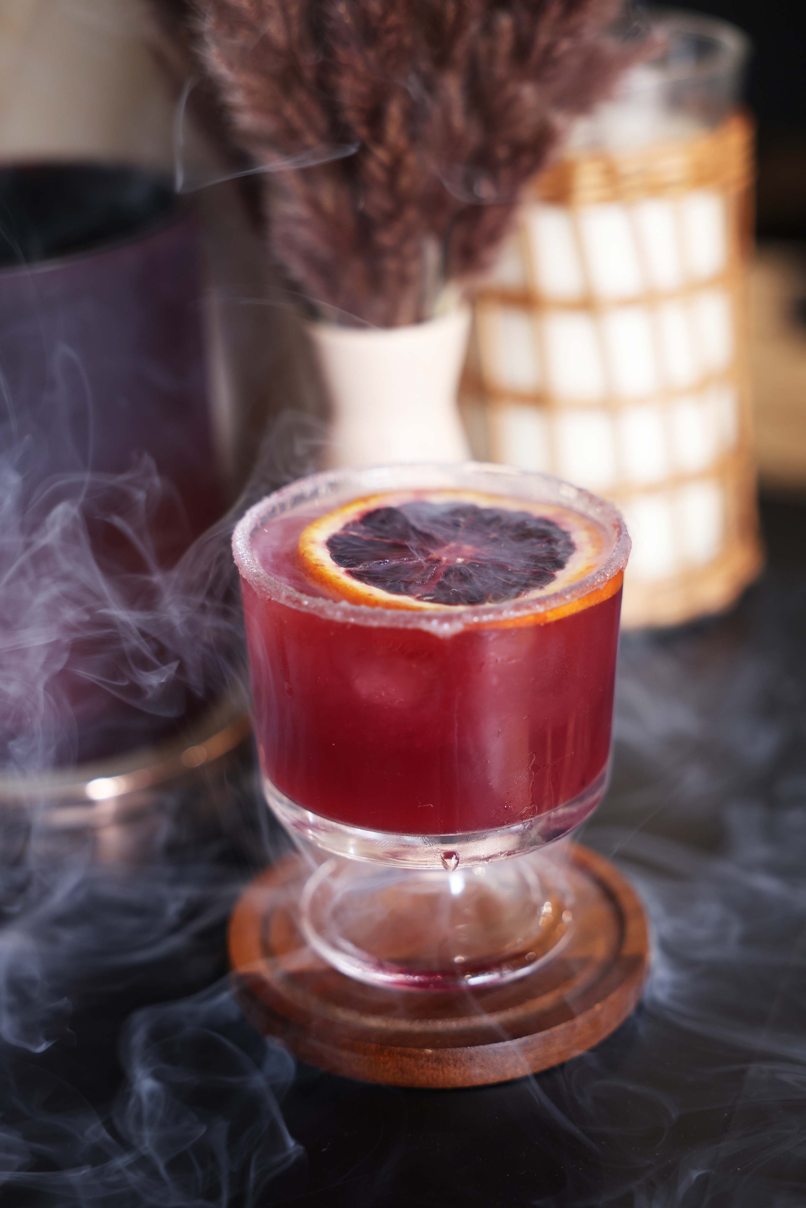 Citrus Smoked Blood Orange Margarita