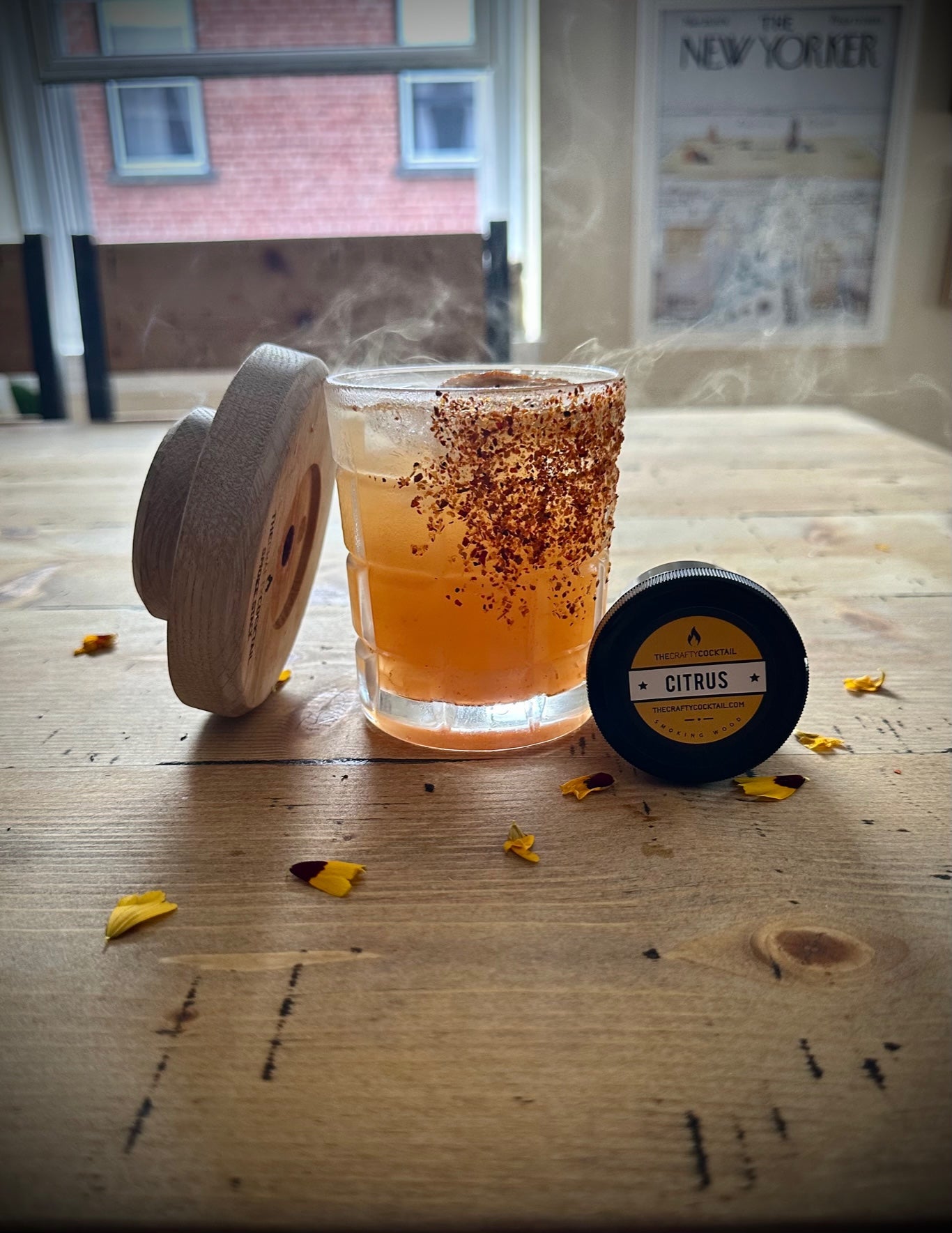 Smoked Blood Orange Old Fashioned
