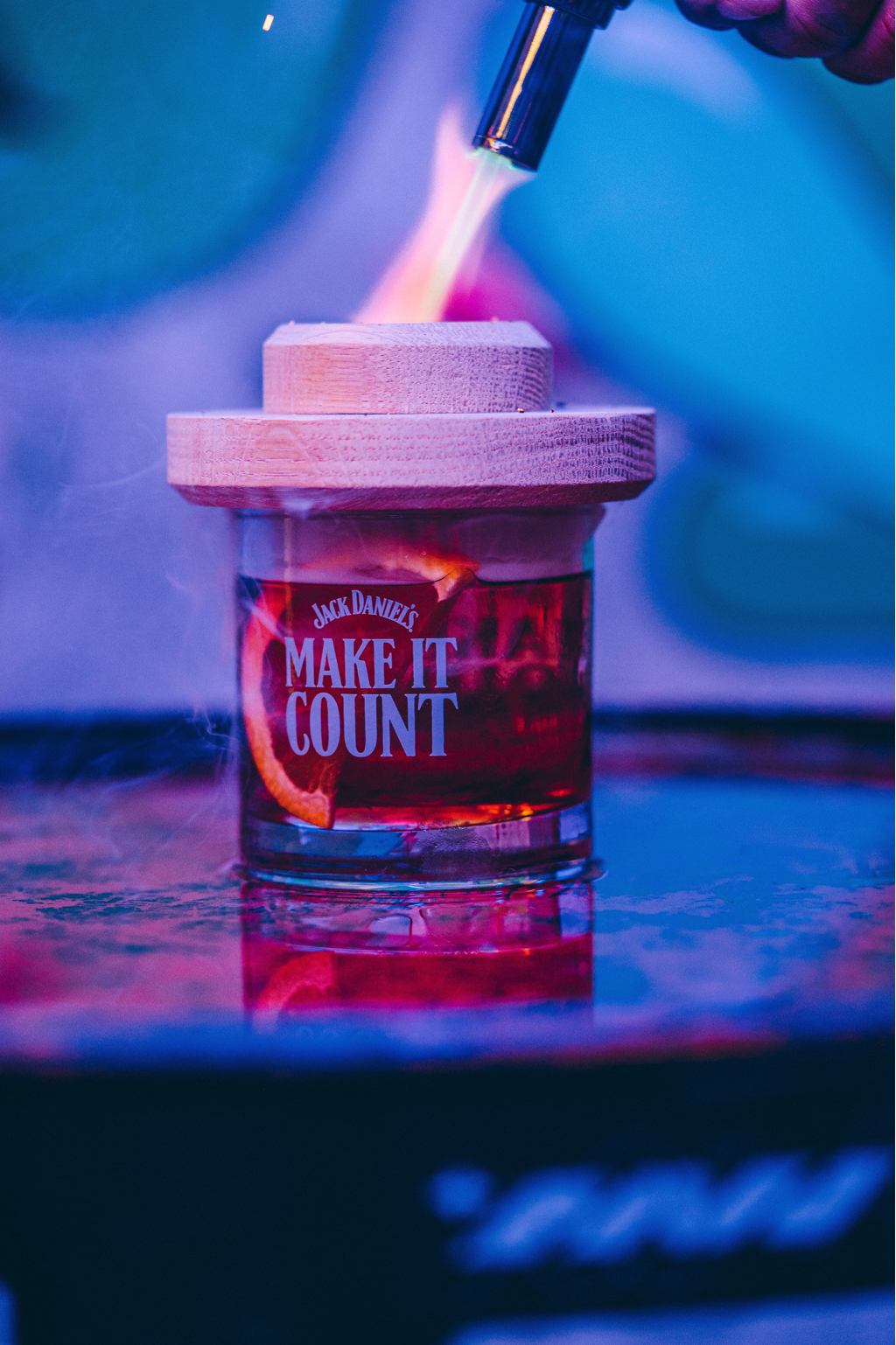 Smoked Honey Bourbon Old Fashioned