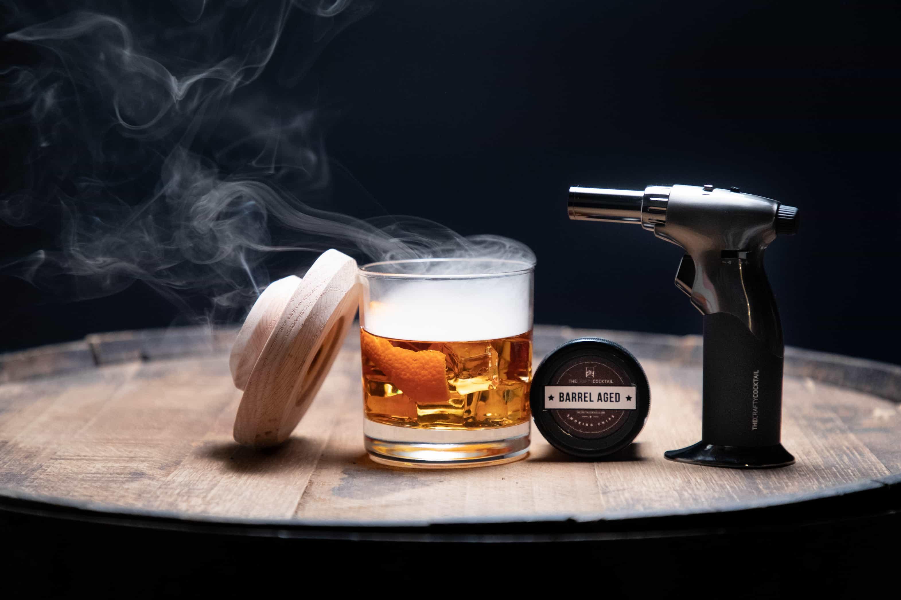 China Cocktail Smoker Kit with Torch and Wood Chips for Whiskey